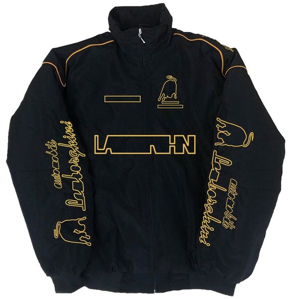 Jaqueta f1 fórmula 1 jaqueta de corrida outono inverno roupas de algodão das mulheres dos homens logotipo do carro completo bordado jaquetas faculdade s228e