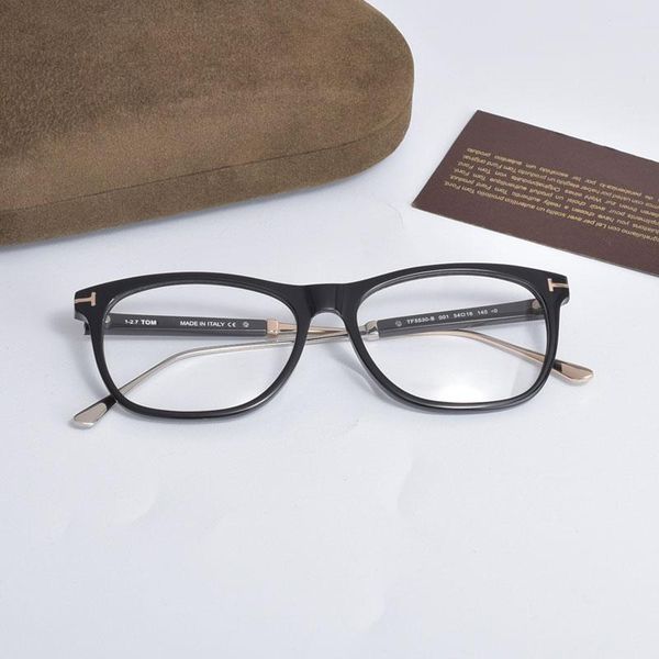 

fashion sunglasses frames om for man women eyeglasses forde acetate reading myopia prescription tf5530 with case, Black