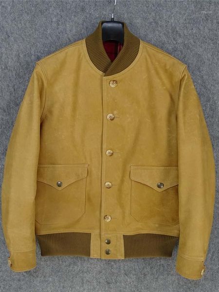 

men's leather & faux 2021 man's jacket genuine cow coat vintage style autumn fall winter clothing for male plus large size 4xl, Black