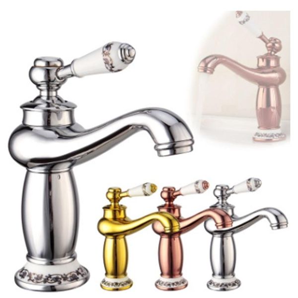

copper-plated chromium faucet cold- mixing basin toilet single-hole bathroom sink faucets