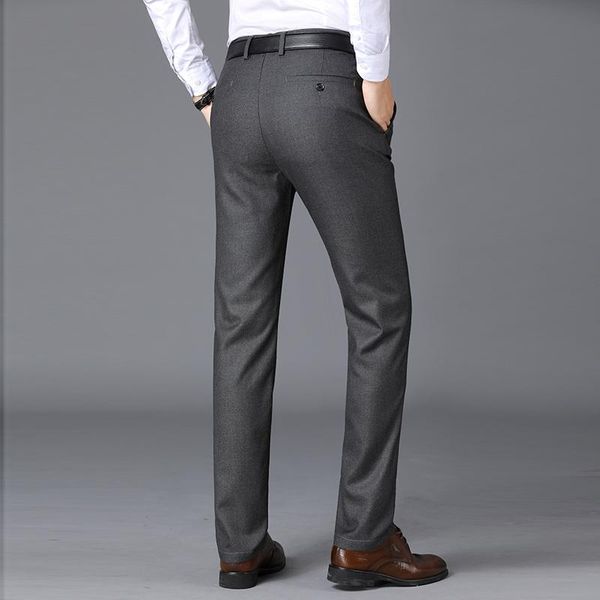 

men long grey oversized suit pants slim business formal trousers gray male office wear straight man large size 40 42 men's suits & blaz, White;black