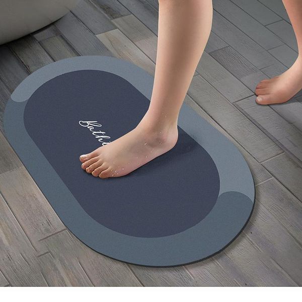 

bath mats floor mat absorbent shower non slip bathroom fashion oil-proof entrance doormat quick drying supply