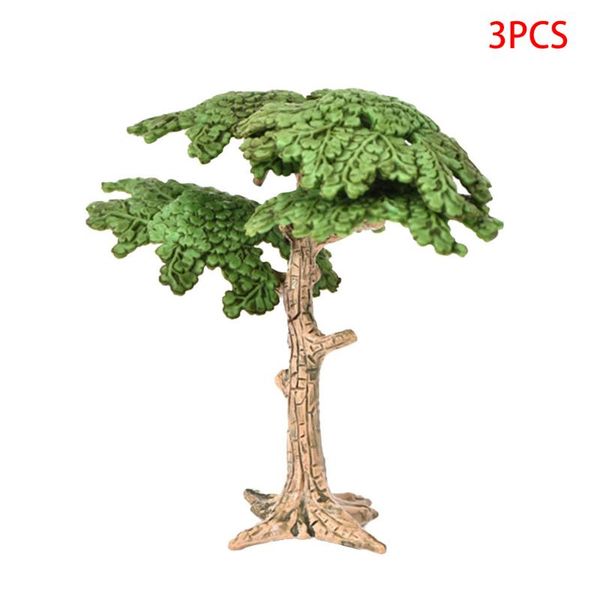 

decorative flowers & wreaths 3 pieces miniature fairy garden pine trees mini plants dollhouse decor accessories gardening ornament