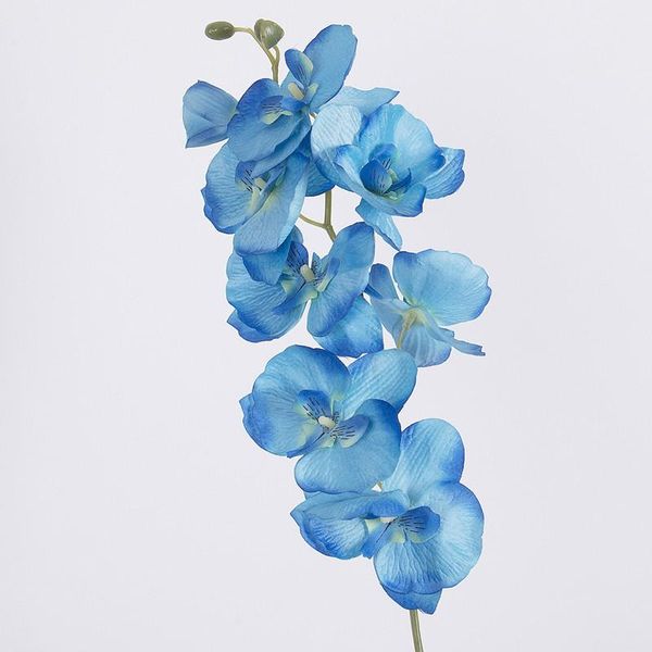 

decorative flowers & wreaths 1pc artificial silk white butterfly orchid moth fake flower for wedding party home festival decoration