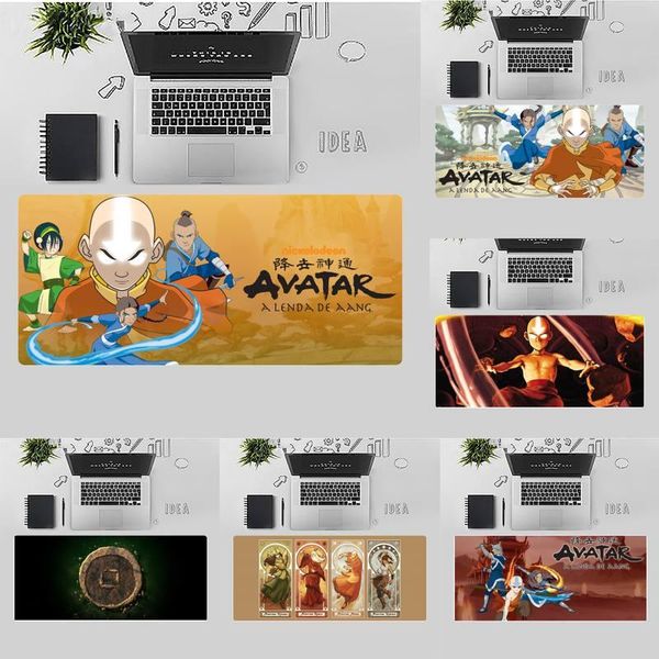 

mouse pads & wrist rests avatar the last airbender beautiful anime mat desk table protect game office work pad non-slip lapcushion