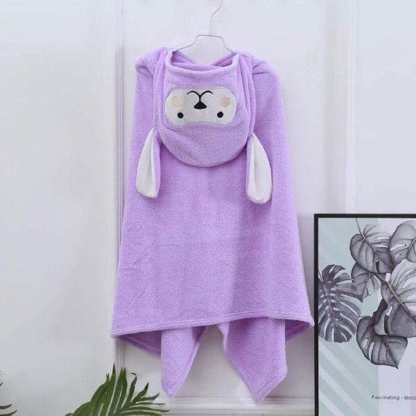 

towel cute bathtowel kids women coral fleece pink blue bath towels for adults wearable beach hooded
