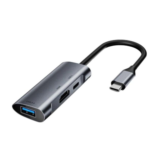 

type-c docking station 3 in 1 4k pd 60w usb 3.0 stations