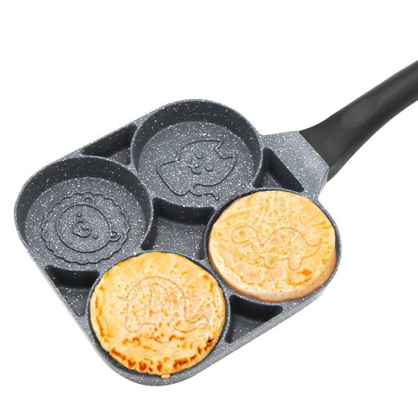 

pans hamburger baking pan cutlets breakfast non-stick frying 4-in-1 omelette