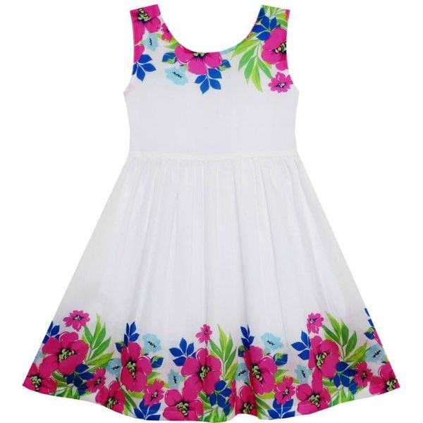 

girl's dresses girls dress flower garden elegant chinese style 2021 summer princess wedding party girl clothes size 2-6 carnival, Red;yellow