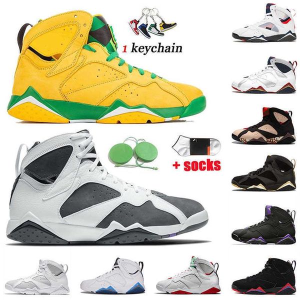 

flint jumpman 7s basketball shoes pure money white oregon ducks patta gmp hare french blue black green purple off mensa03