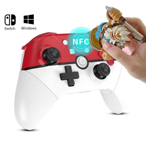 

game controllers & joysticks wireless bluetooth controller for switch pro ns lite pc notebook nfc turbo 6-axis doublemotor 3d