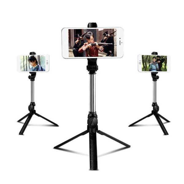

360 degree rotary bluetooth selfie stick phone tripod holder bracket tripod selfie stick mobile phone universal