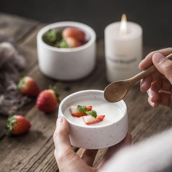 

creative ceramic pudding bowl shulei baking modeling stoare household bowls