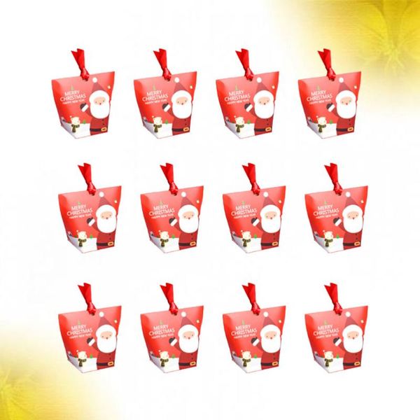 

gift wrap 24pcs christms candy dessert box packaging bags baking cookies holder party favor for decoration