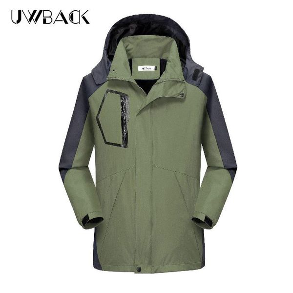 

men's jackets lill |men casual patchwork waterproof fashion parkas plus size 4xl spring autumn hooded outwear coats cool jacket xaa028, Black;brown