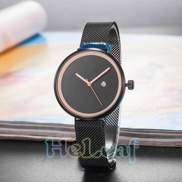

wristwatches luxury fashion women watches silver gold black magnetism stainless steel rd band quartz watch female clock montre femme feminin, Slivery;brown