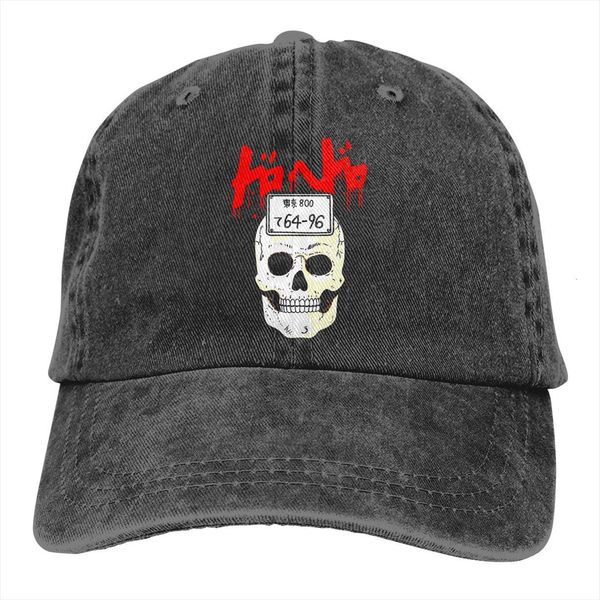 

dorohedoro ebisu mask baseball caps peaked cap sun shade hats for men, Blue;gray