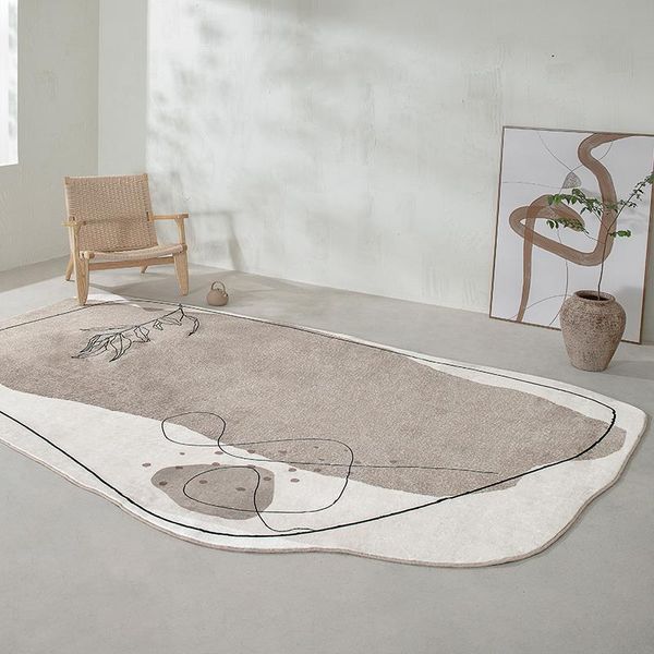 

carpets nordic irregular for living room japan style bedroom rug modern concise coffee table floor mat bedside soft cushion
