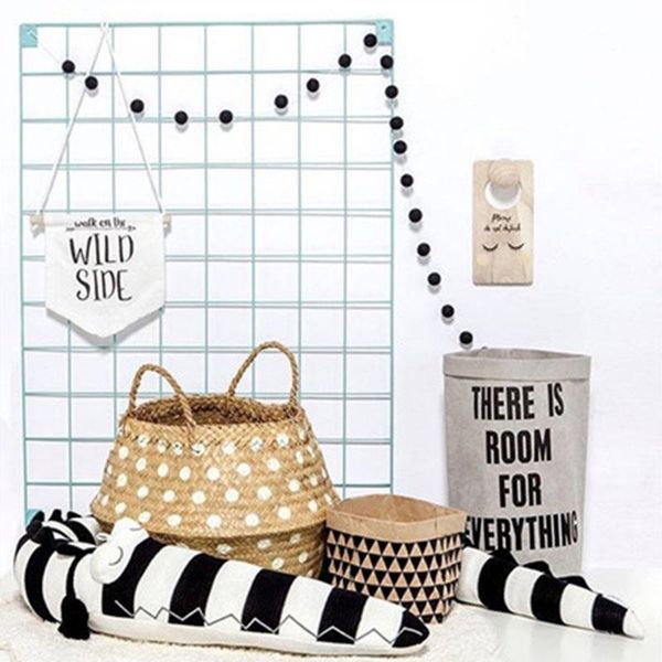 

bedding sets creative design baby pillow children stripe crocodile cushion infant bed crib fence bumper kid room decoration toys