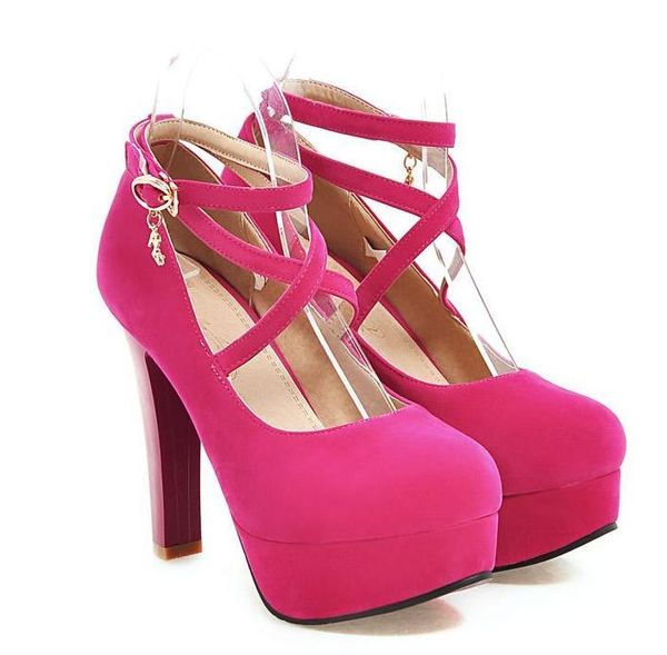 

women shoes in spring and autumn high fine heel round head@756, Black