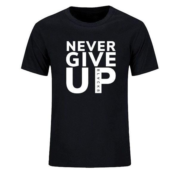 

men's t-shirts t shirt 2021 never give up men cool funny casual summer clothes, White;black