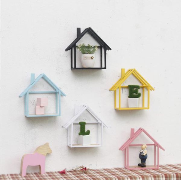 

creative minimalist modern home furnishing iron house rack, wall decoration hanging pendant other decor
