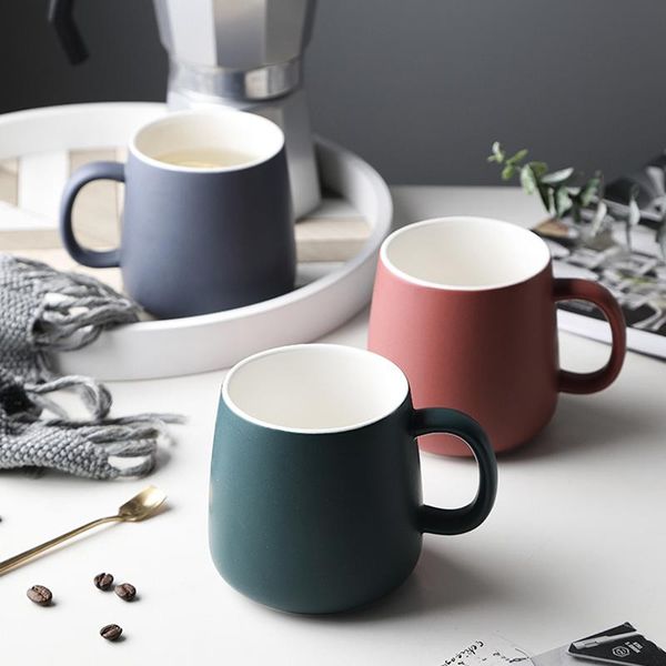 

mugs nordic coffee matte ceramic cups for tea milk water simple couple mug cup kitchen office home drink ware housewarming gifts