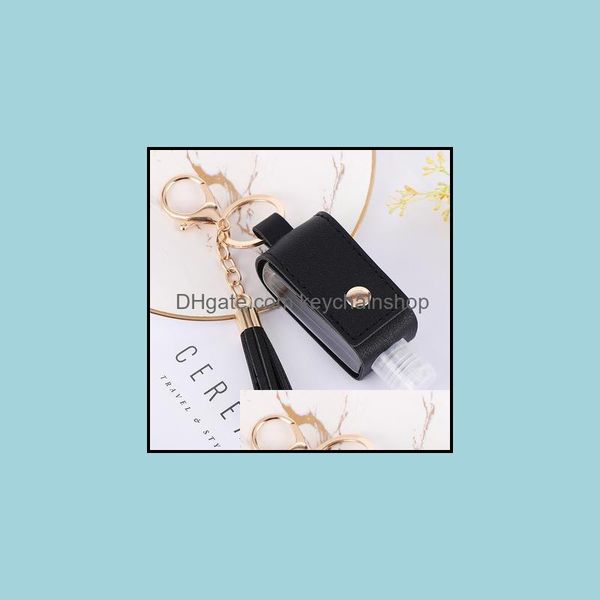 

keychains fashion accessories empty portable hand sanitizer bottle keychain holder reusable washing gel storage bottles with xdj127 drop del, Silver