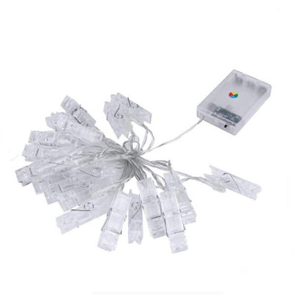 

strings 2021 sale 20 led card po clip string lights battery christmas party wedding home bedroom decoration fairy