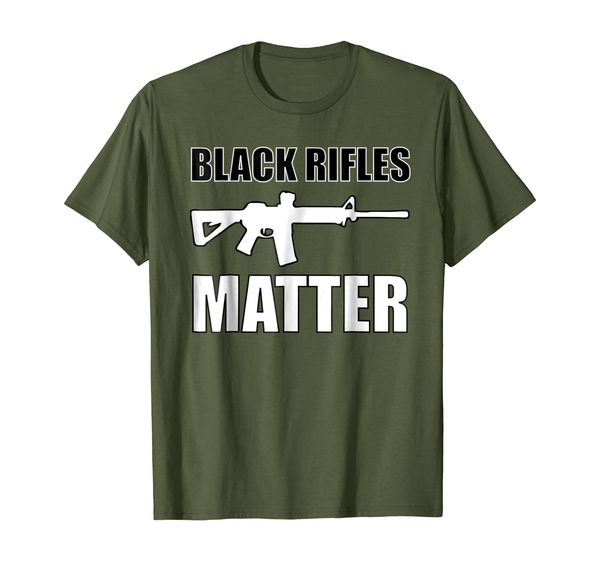 

Black Rifles Matter T-Shirt - AR-15 - Support 2nd Amendment!, Mainly pictures