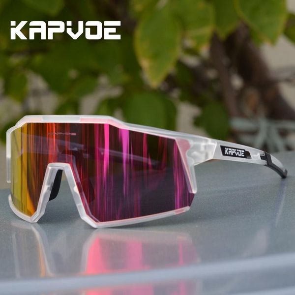 

outdoor eyewear kapvoe cycling glasses full-frame polarizing eyeliner road bikes eyelid mountain bike sports goggles