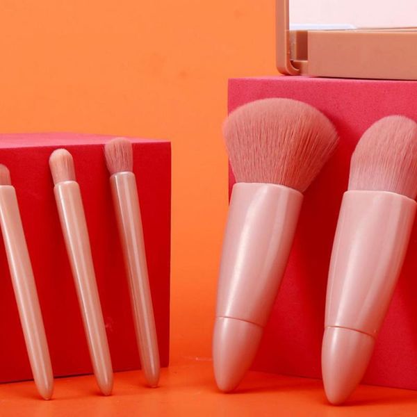 

makeup brushes pink powder set professional brush high quality