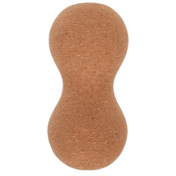 

fitness balls 1pc cork wood peanut shape practical massager (assorted color)