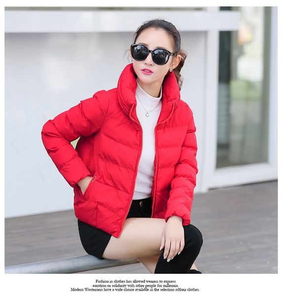 

2022 new winter women jacket female long sleeve warm parka coats and, Black