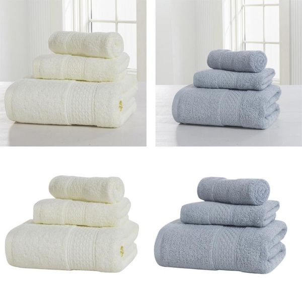 

towel 3 pcs/set home el cotton hands face body water sweat absorption cleaning drying