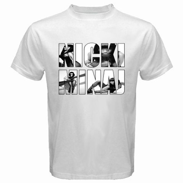 

NICKI MINAJ Men's White T-Shirt Size S to 3XL, White;black