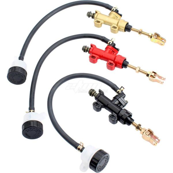 

motorcycle brakes rear foot hydraulic brake pump quad dirt bike pit master cylinder reservoir atv motorbike