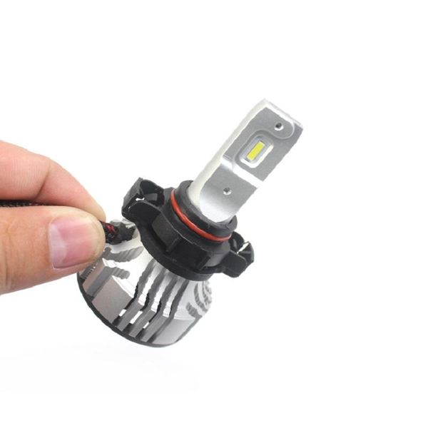 

car headlights 2pc universal pasx24w auto headlamps led headlight canbus no error fog lights lamps hi/lo beam