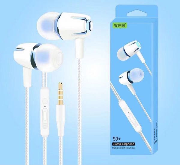 

high-quality in-ear earphones for s7 s9 s6 s9 edge galaxy earphones, with microphone volume control vpb smart earphones, mobile phone univer