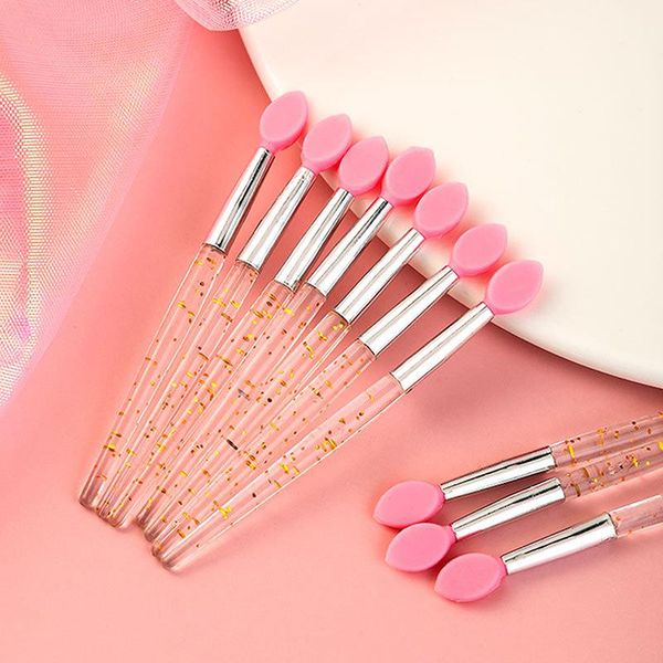 

makeup brushes 10pcs mini brush lip silicone lipstick for face tool