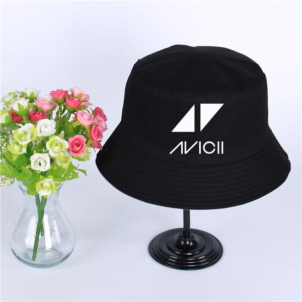 

cloches avicii logo summer hat women mens panama bucket design flat sun visor fishing fisherman