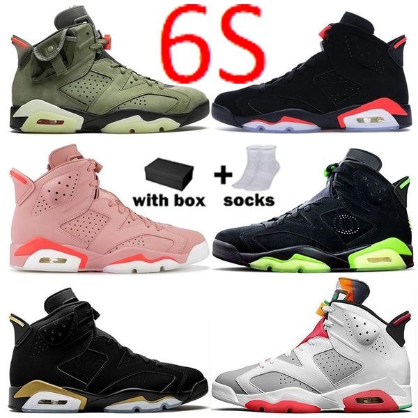 

2021 jumpman hare 6 6s mens womens basketball shoes retro camo travis scotts millennial pink black infrared trainers sneakers