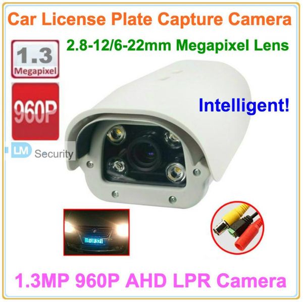 

lihmsek intelligent 1.3mp high sensitivity cmos sensor ahd lpr camera 960p anpr with 2.8-12/6-22mm hd megapixel lens ip cameras