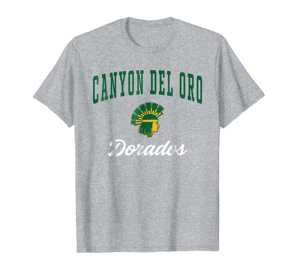 

canyon del oro high school dorados t-shirt c3, White;black
