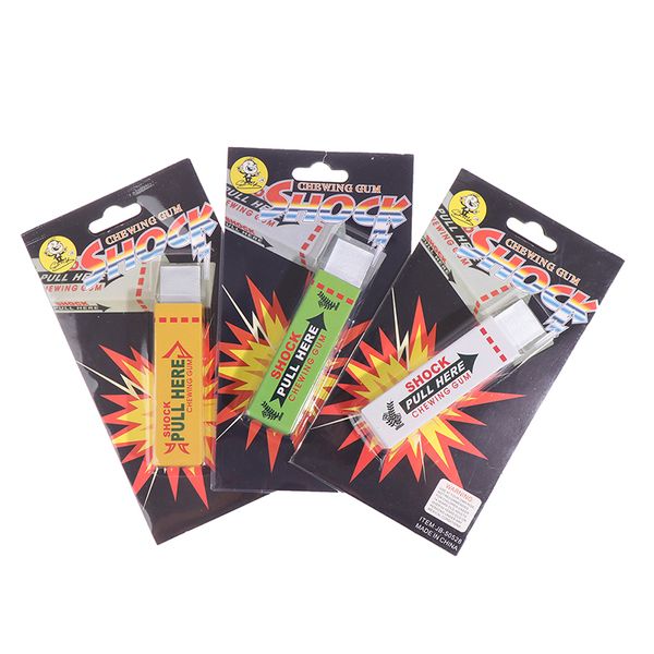 

funny electric shock joke chewing gum pull head shocking toy gift gadget trick gag funny