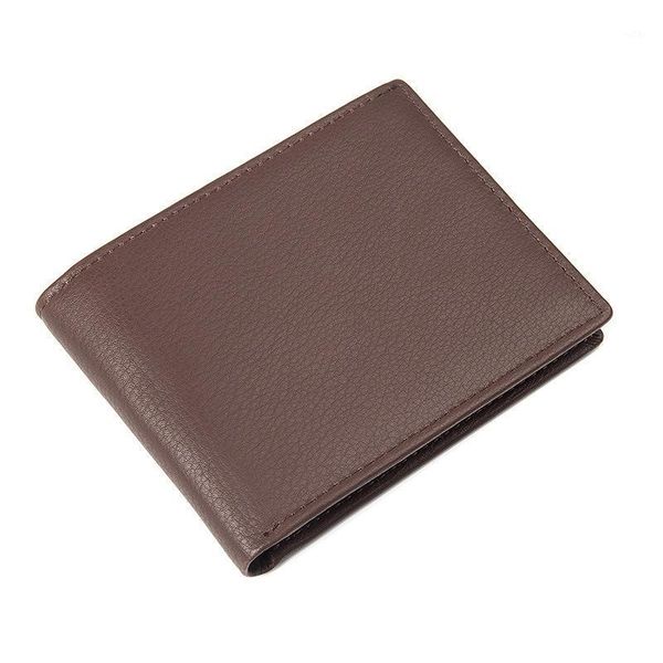 

men's short first layer cowhide wallet rfid business retro multi-card card holder po wallets1, Red;black