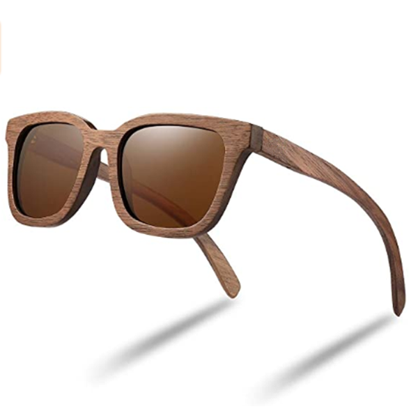 

handmade luxury sunglasses men polarized walnut retro bamboo wood ladies outdoor sun visor mirror, White;black
