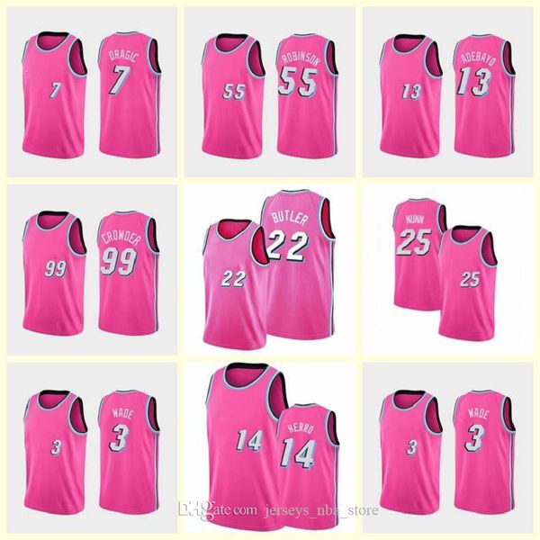 

men miami heat jimmy butler dwyane wade goran dragic customized basketball jerseys can be customized by pressing, Black;red