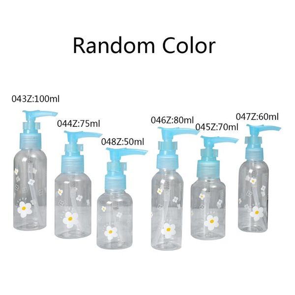 

storage bottles & jars 50/60/70/75/80/100ml dispenser soap foam bottle pet travel clear squeezed foaming pump makeup face lotion liquid cont
