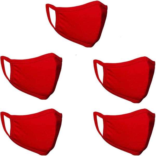 

red cotton mask 2021 year printing large red dust-proof water washing ftive
